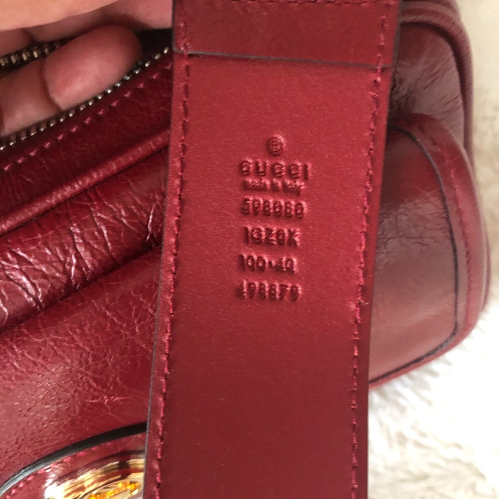 - Gucci leather beltbag/cross shoulder / bumbag unisex NID - Picture 12 of 12